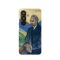 Portrait of Friedrich Nietzsche by Edvard Munch - Samsung Slim Case