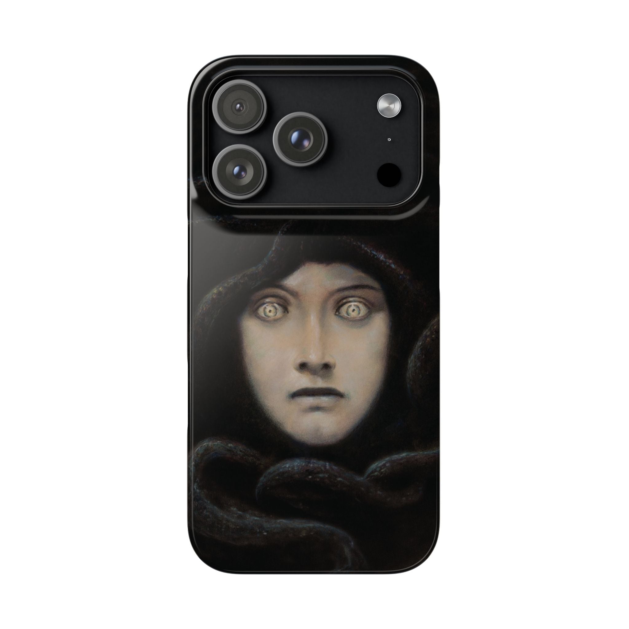 Head of Medusa by Franz von Stuck - iPhone Slim Case