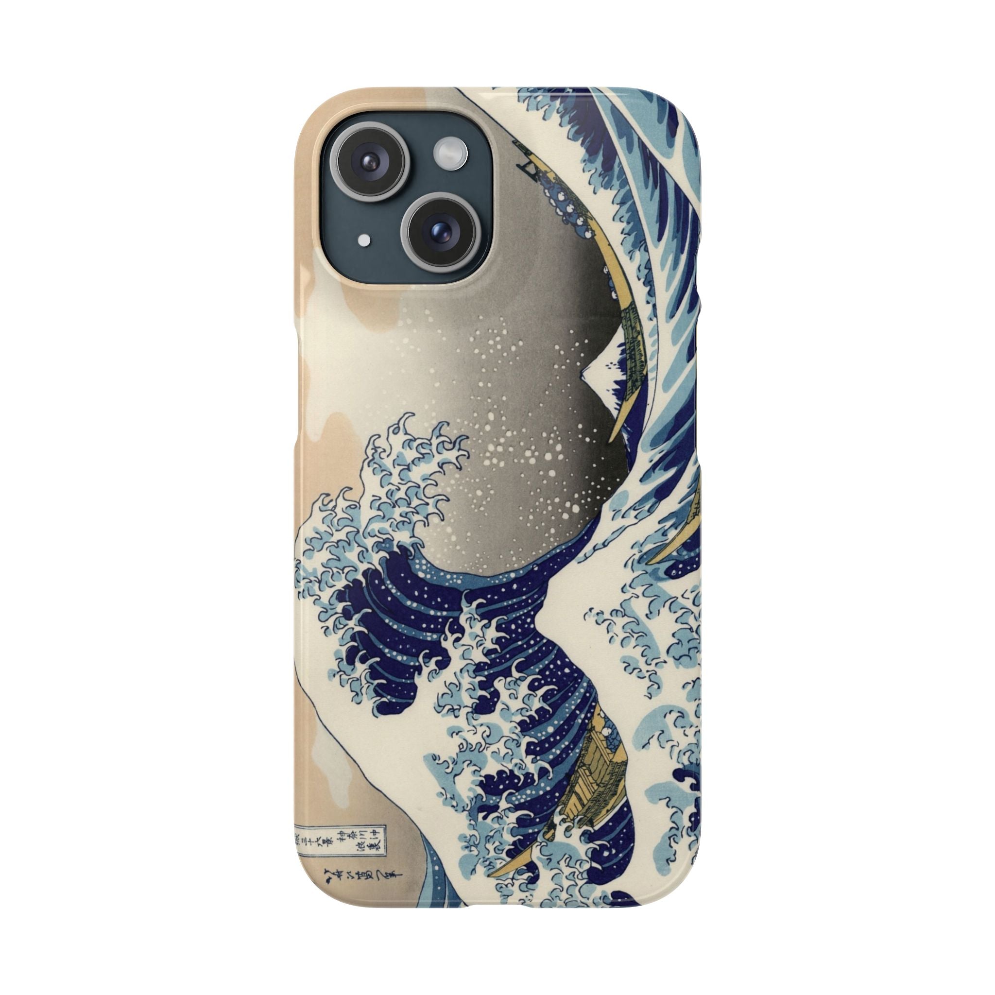 The Great Wave off Kanagawa by Hokusai - iPhone Slim Case