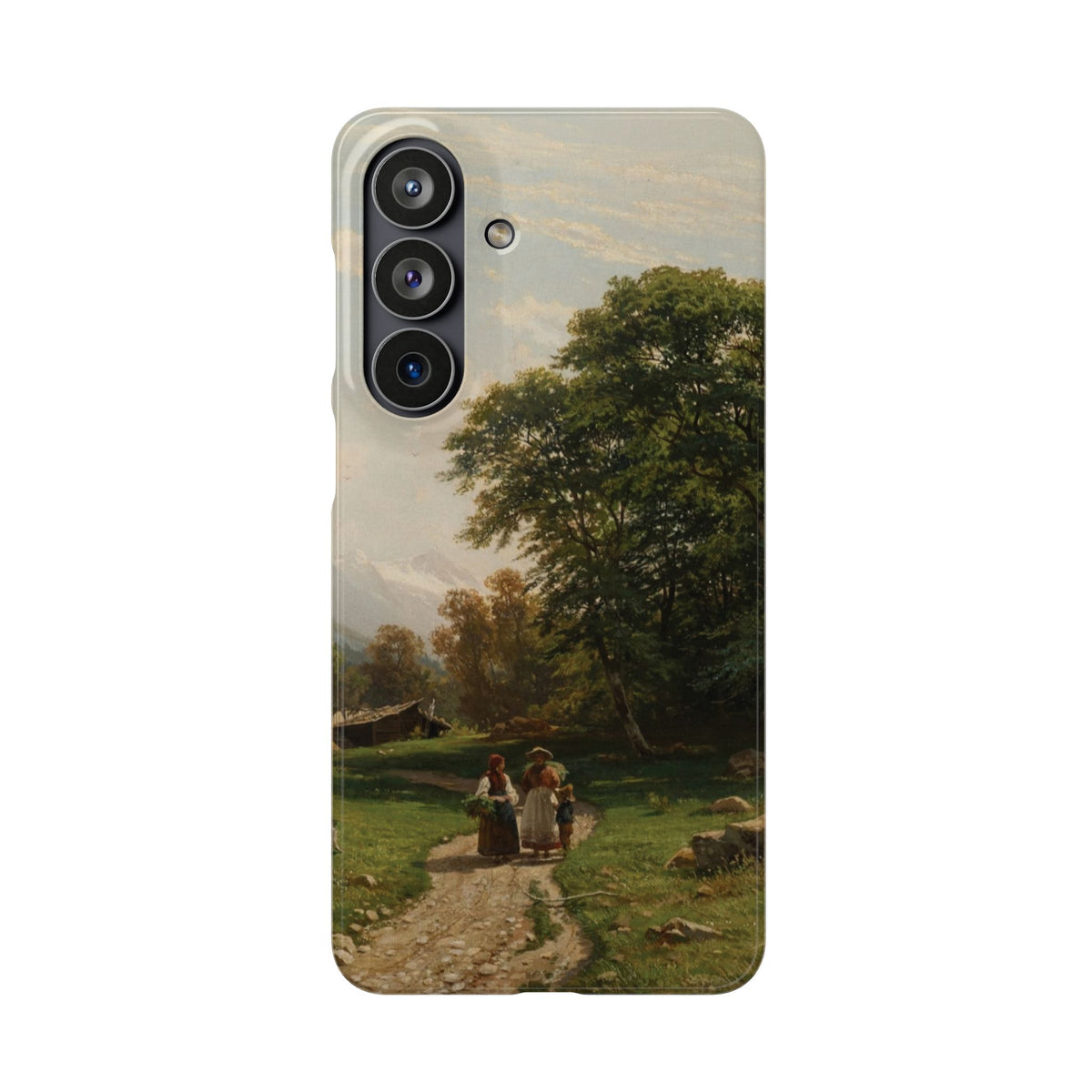 Swiss Landscape by Ivan Ivanovich Shishkin - Samsung Slim Case