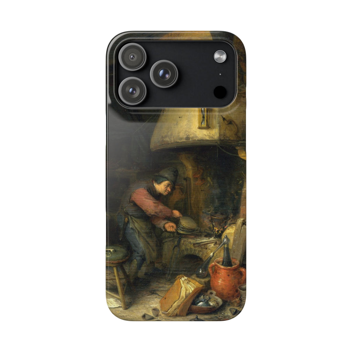The Alchemist by Adriaen van Ostade - iPhone Slim Case