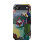 Landscape with Factory Chimney by Vasily Kandinsky - iPhone Slim Case