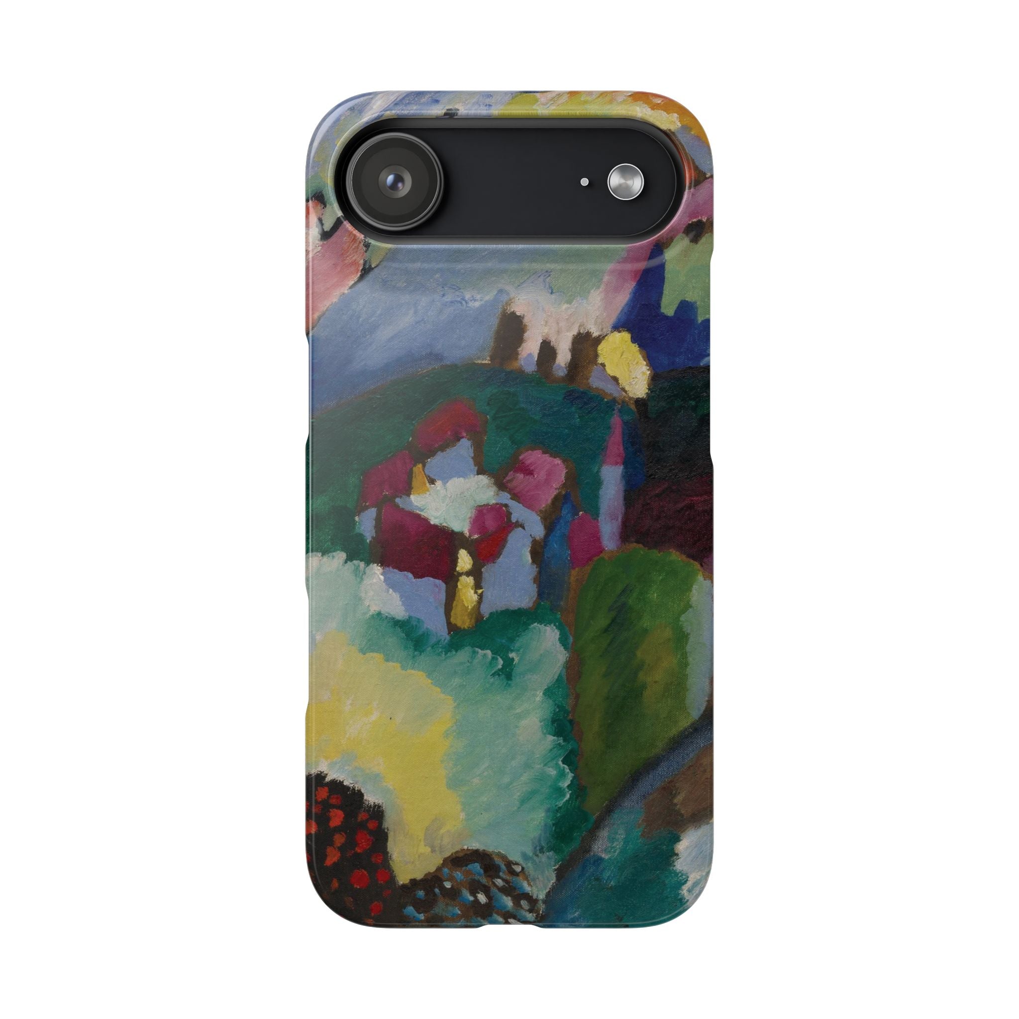 Landscape with Factory Chimney by Vasily Kandinsky - iPhone Slim Case