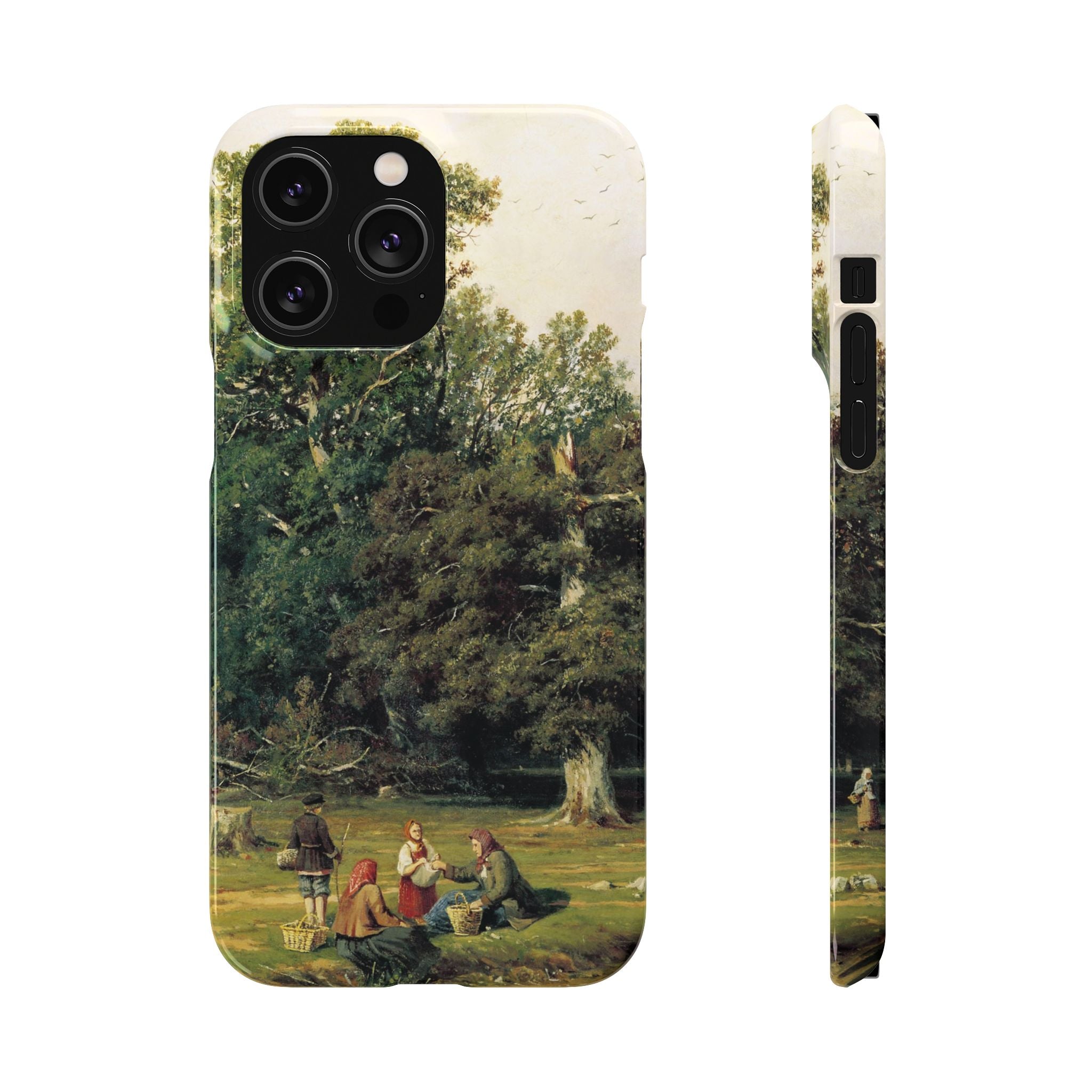 For Mushrooms by Ivan Ivanovich Shishkin - iPhone Slim Case