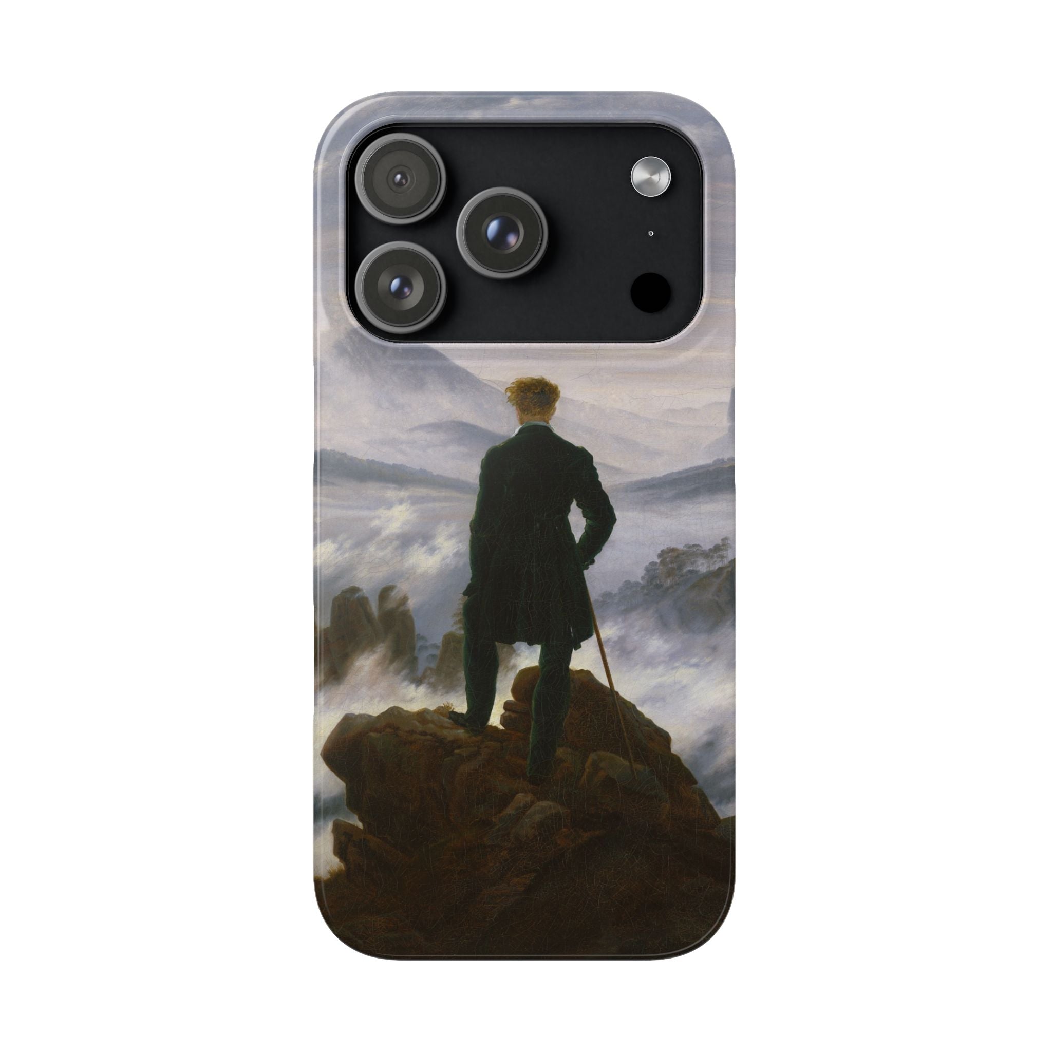 The Wanderer above the Sea of Fog by Caspar David Friedrich - iPhone Slim Case