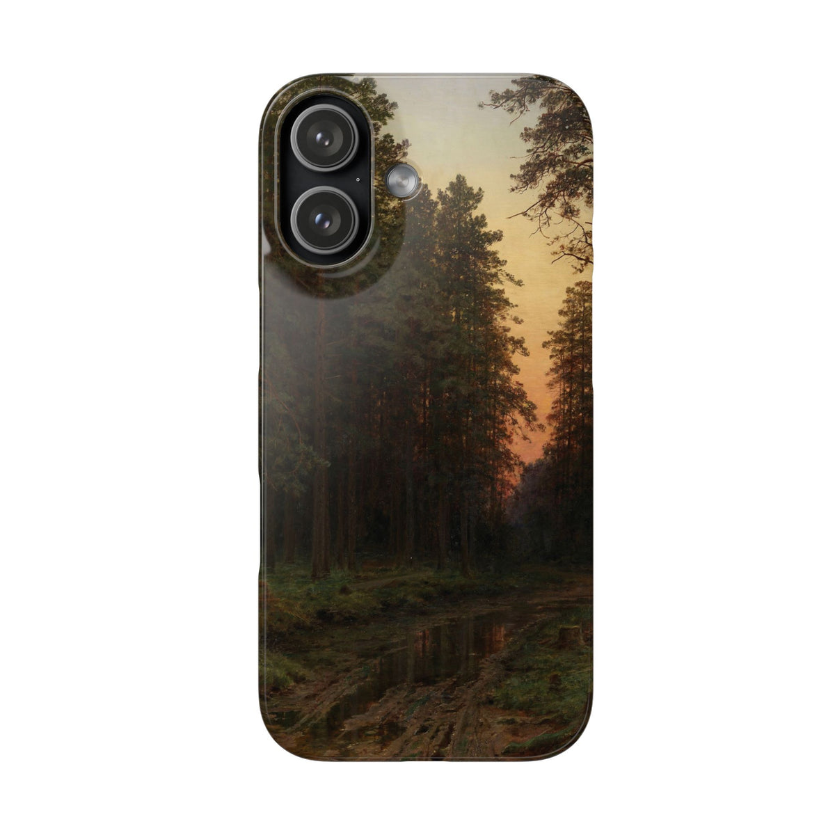 Evening Glow by Ivan Ivanovich Shishkin - iPhone Slim Case