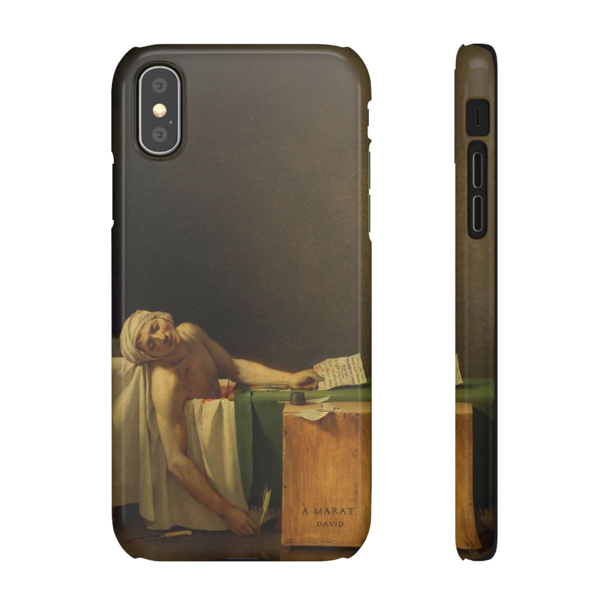 The Death of Marat by Jacques-Louis David - iPhone Slim Case