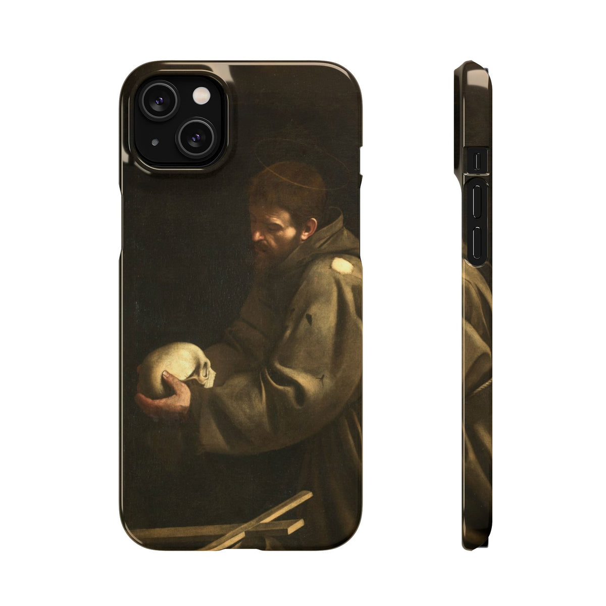 San Francesco in meditazione by Caravaggio - iPhone Slim Case
