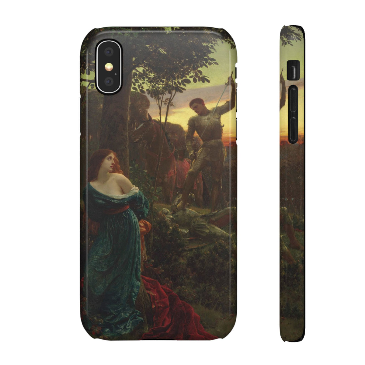 Chivalry by Frank Dicksee - iPhone Slim Case