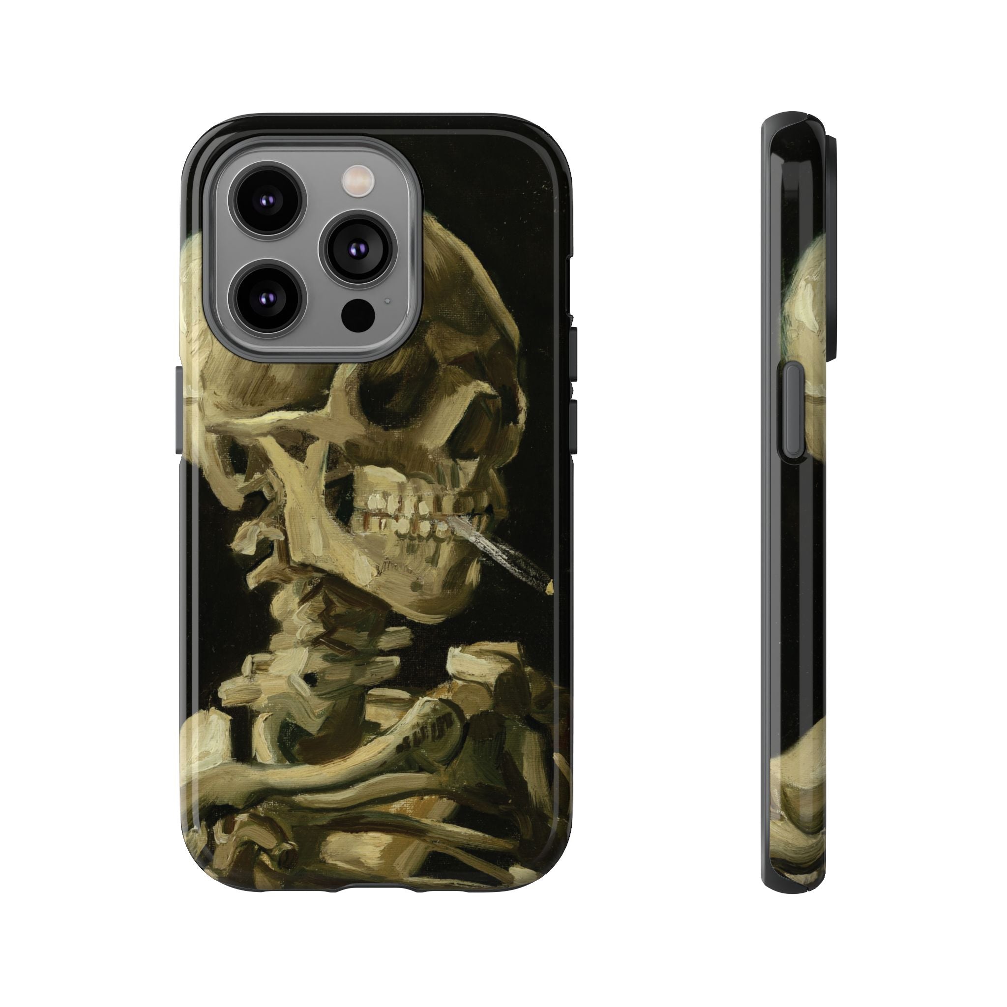 Head of a Skeleton with a Burning Cigarette by Vincent van Gogh - iPhone Tough Case