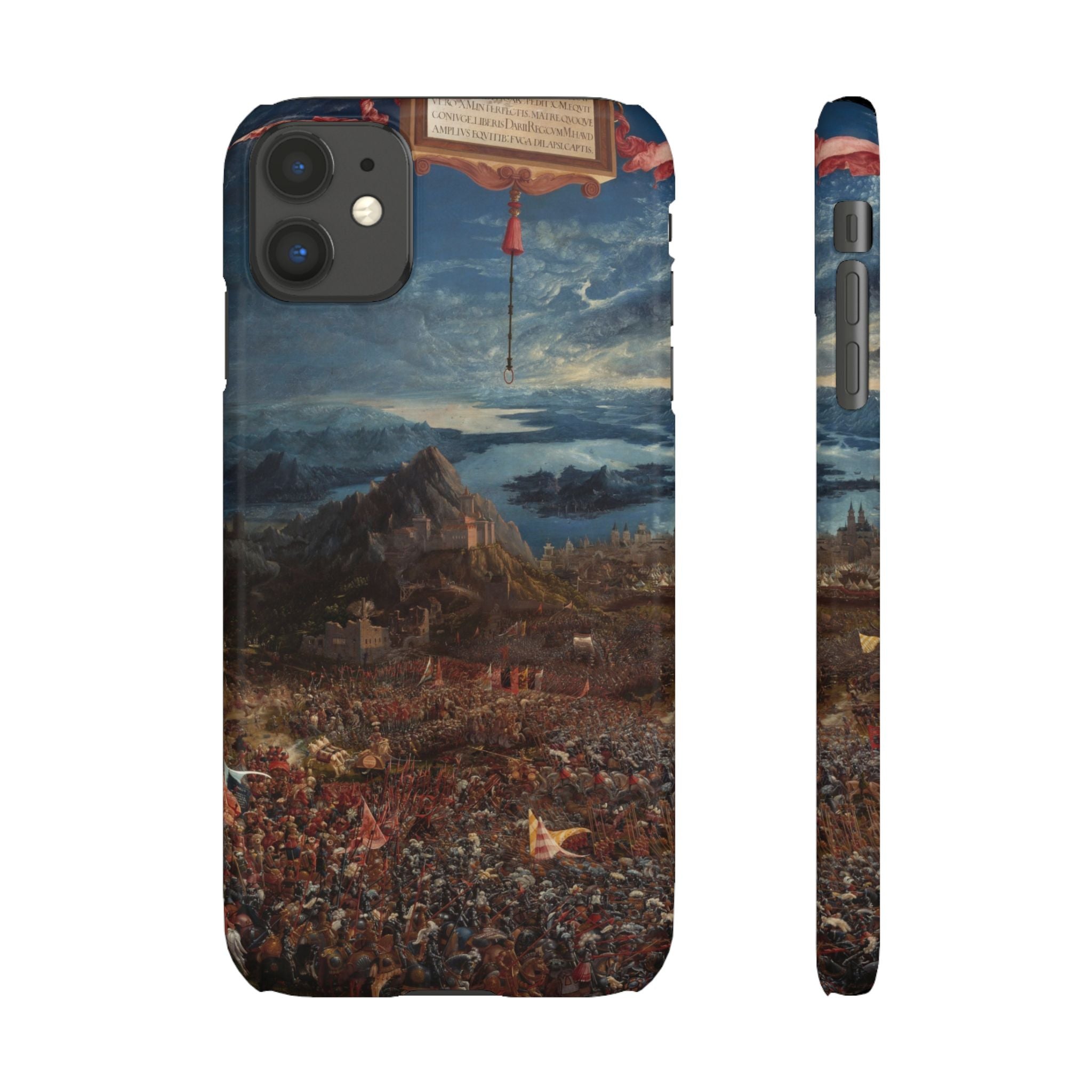 The Battle of Alexander at Issus by Albrecht Altdorfer - iPhone Slim Case