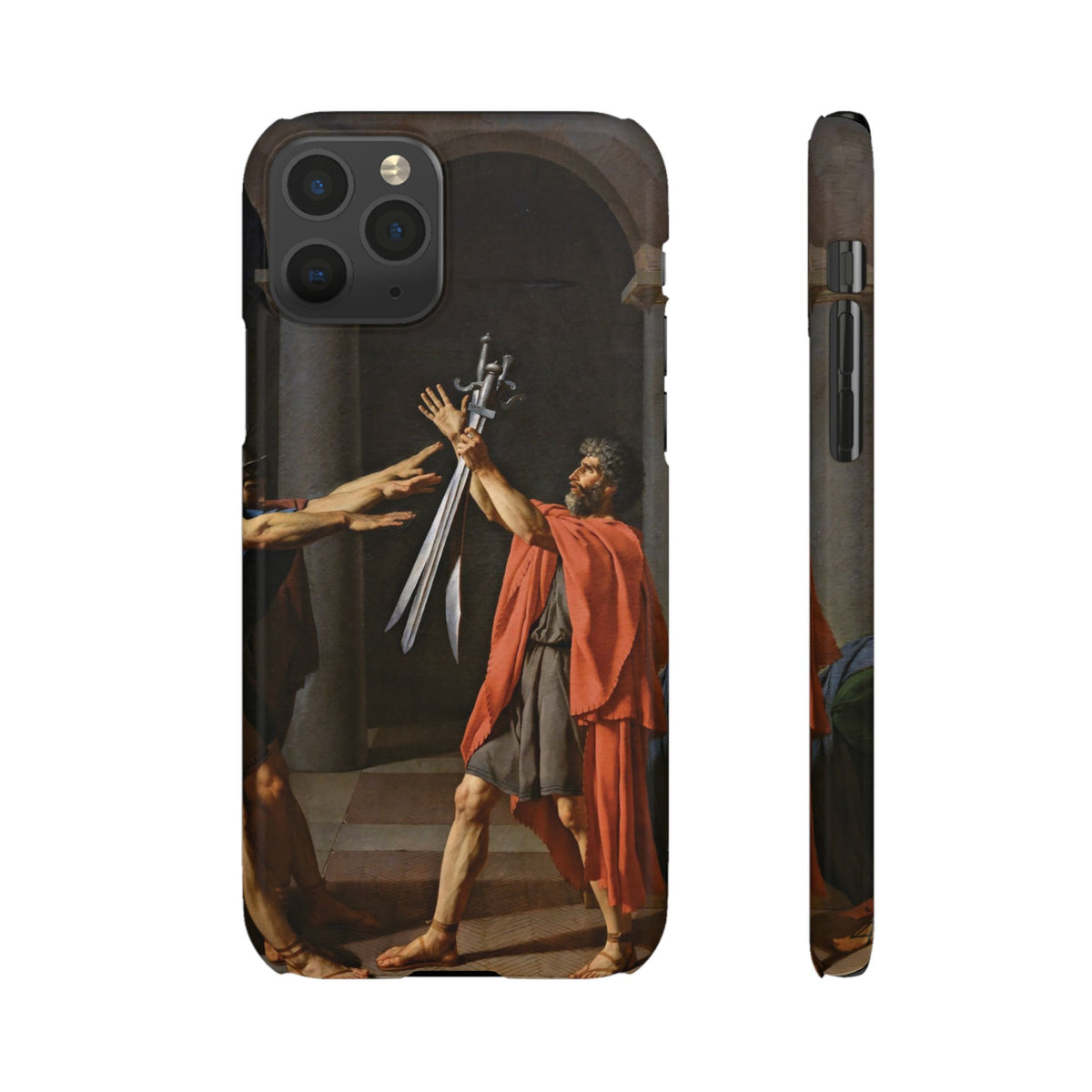 Oath of the Horatii by Jacques-Louis David - iPhone Slim Case