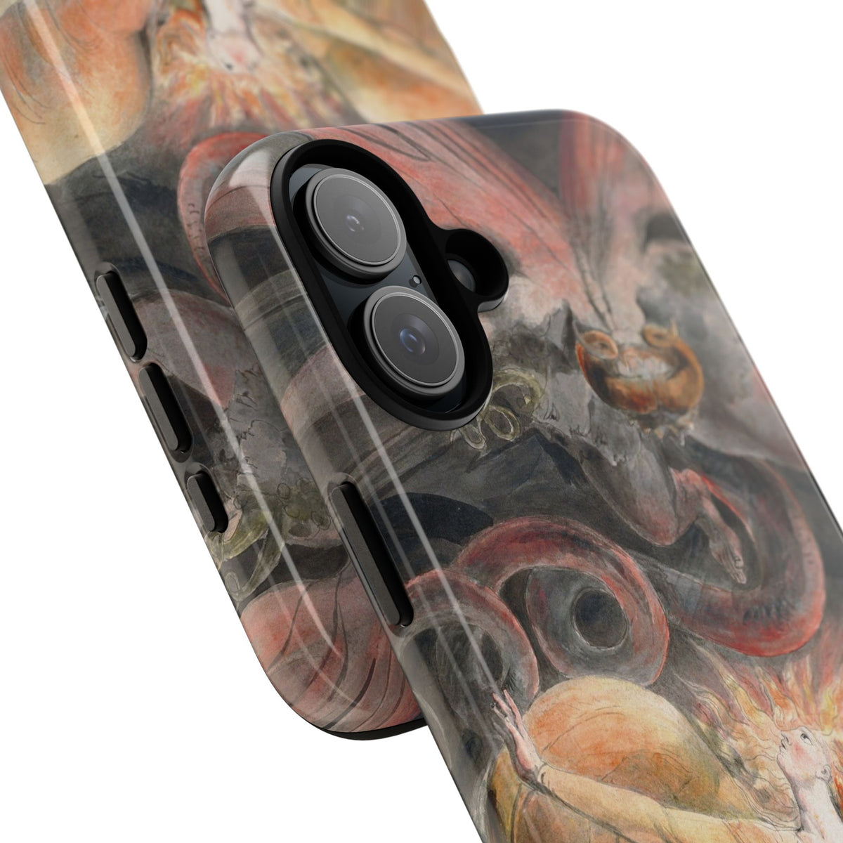 The Great Red Dragon and the Woman Clothed with the Sun by William Blake - iPhone Tough Case