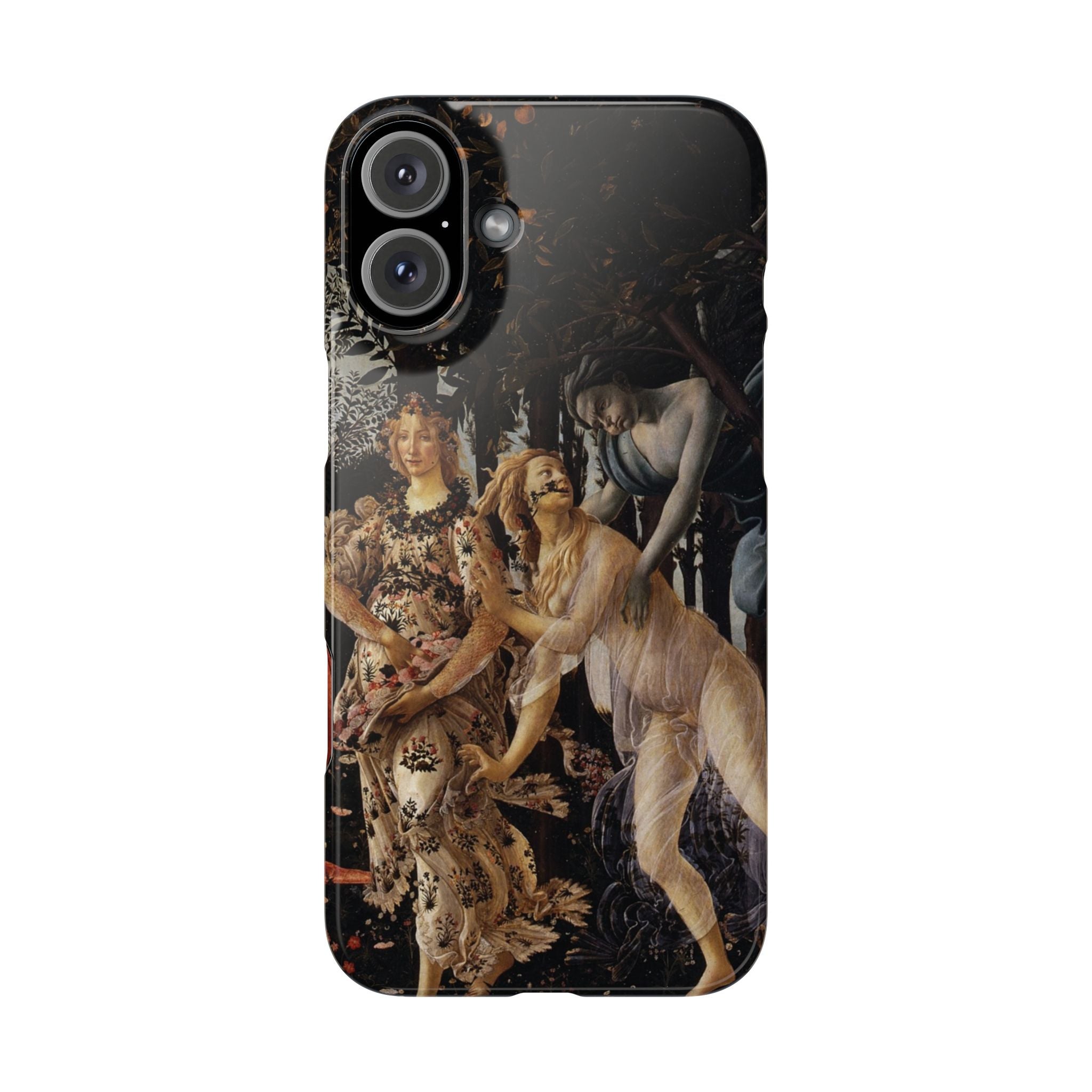 Flora and Zephyr from Primavera by Sandro Botticelli - iPhone Slim Case