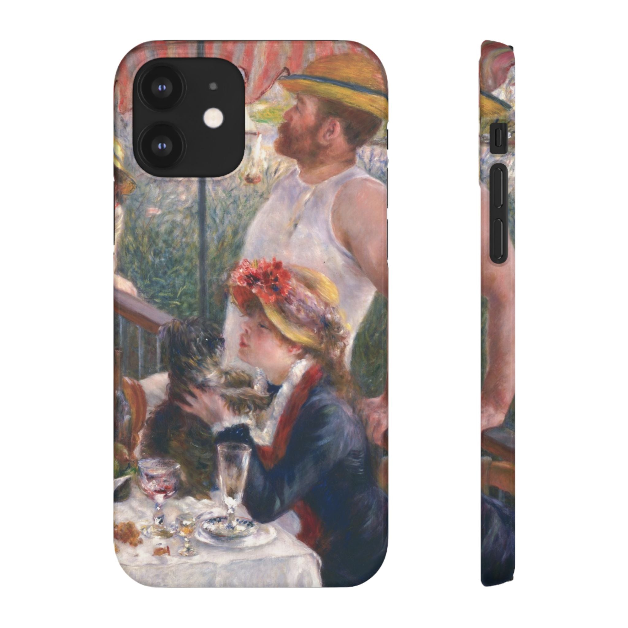 Luncheon of the Boating Party by Pierre Auguste Renoir - iPhone Slim Case