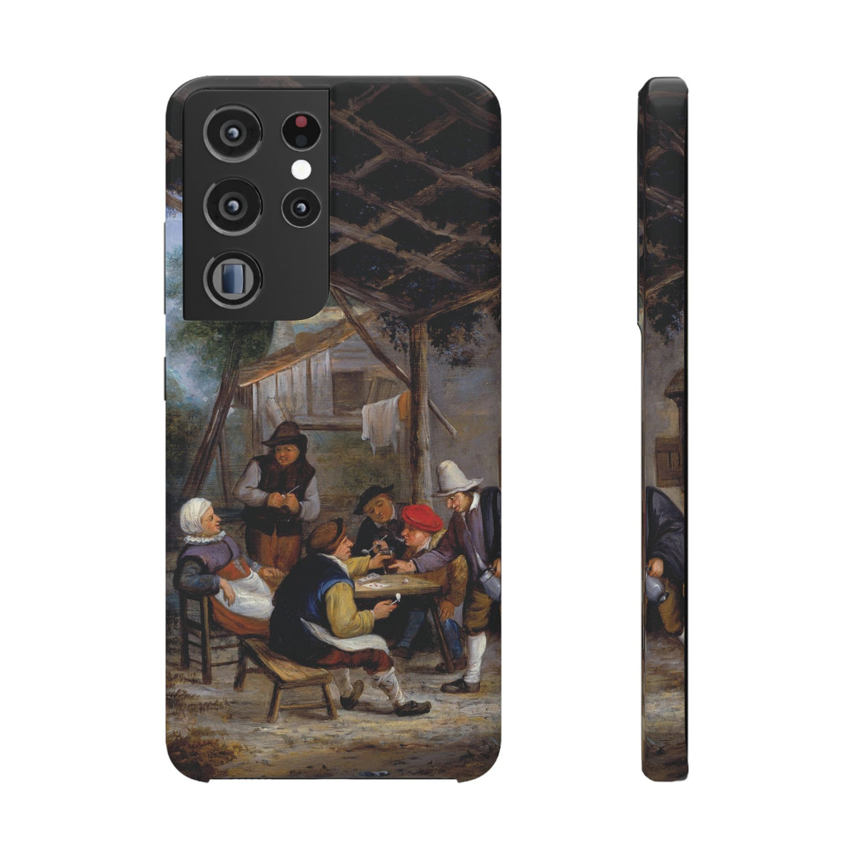 Peasants Drinking by Adriaen van Ostade - Samsung Slim Case
