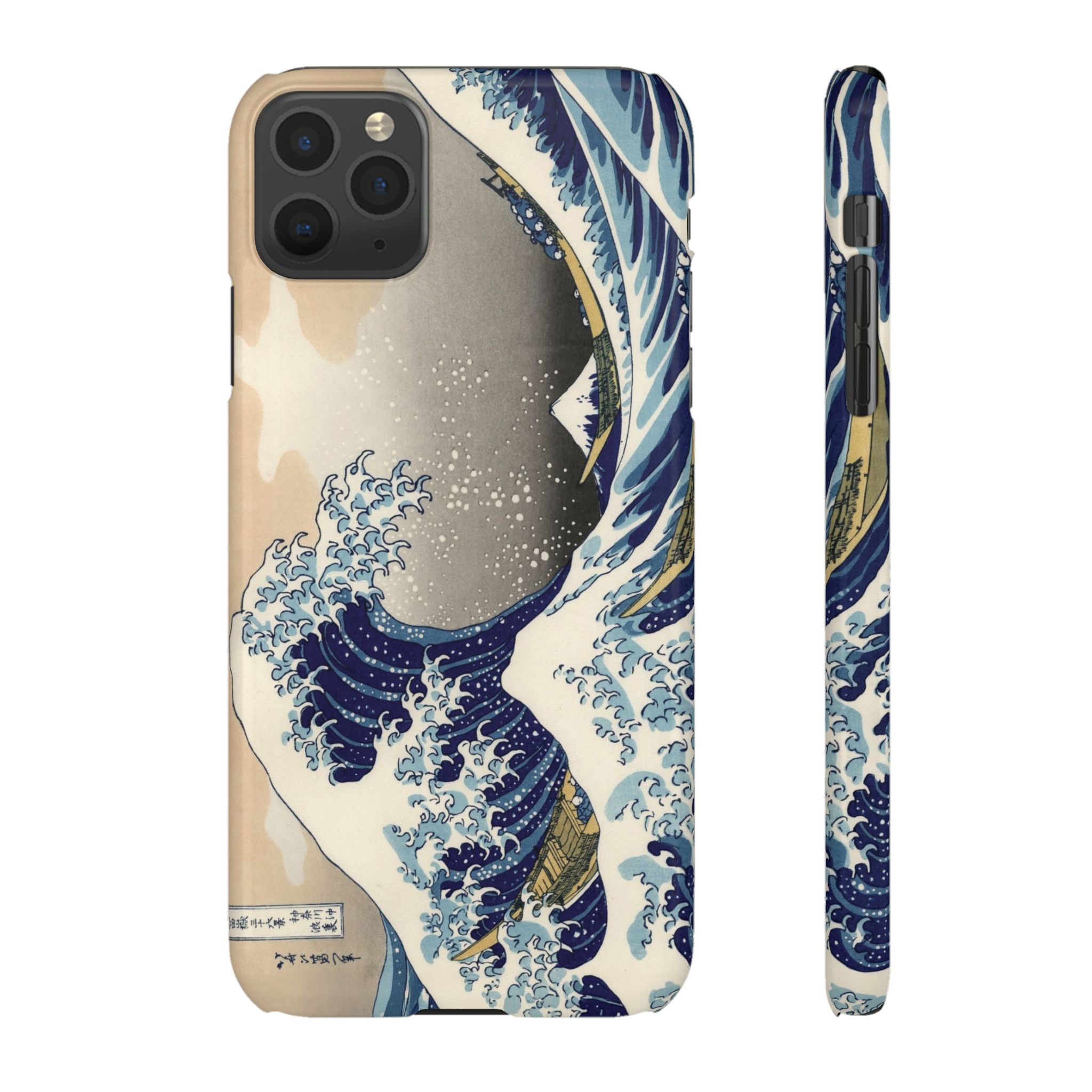The Great Wave off Kanagawa by Hokusai - iPhone Slim Case