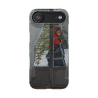 Le mouchoir rouge by Claude Monet - iPhone Slim Case