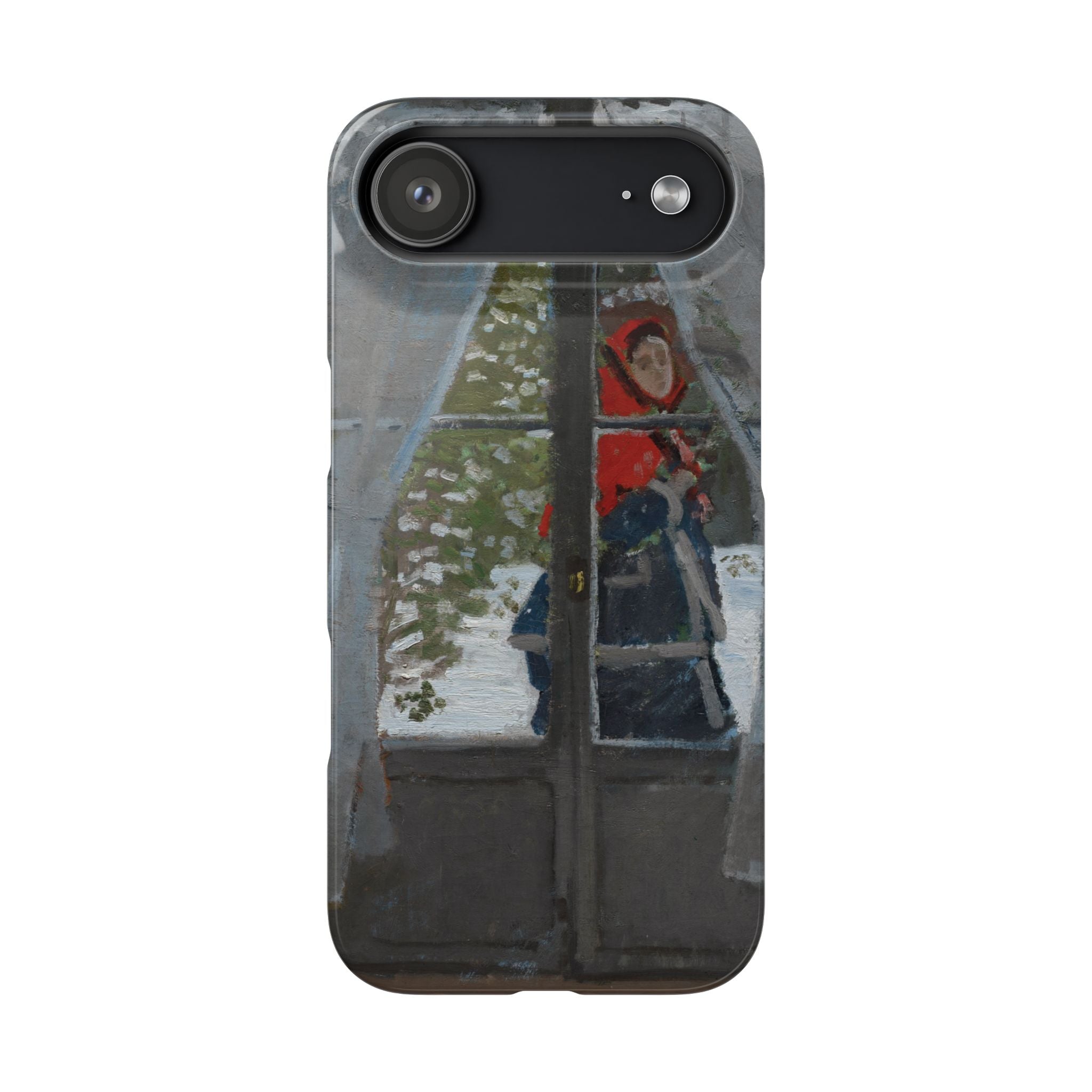 Le mouchoir rouge by Claude Monet - iPhone Slim Case