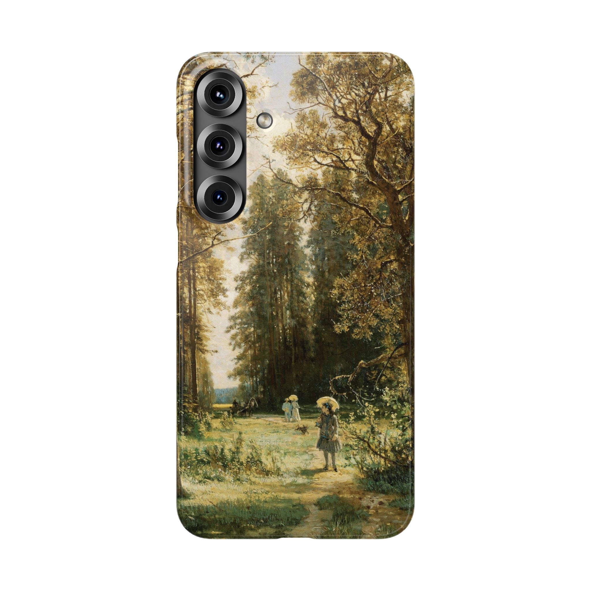 The Path in the Forest by Ivan Ivanovich Shishkin - Samsung Slim Case