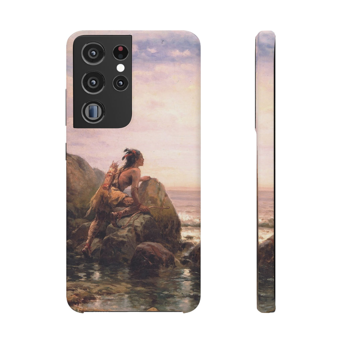 Henrik Hudson entering New York Harbor by Edward Moran - Samsung Slim Case