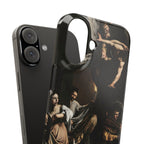 The Seven Works of Mercy by Caravaggio - iPhone Slim Case