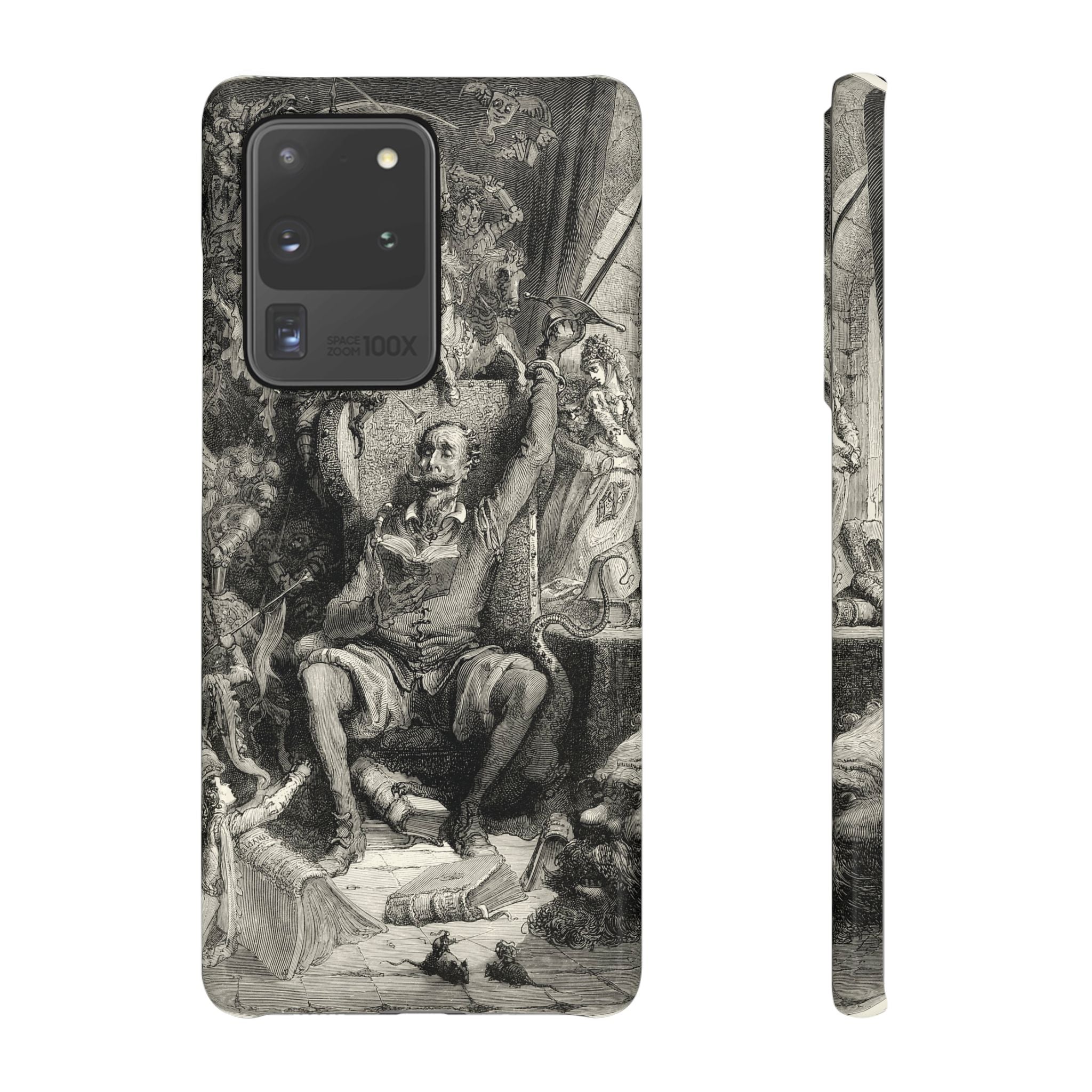 Don Quixote and His Visions by Gustave Doré - Samsung Slim Case