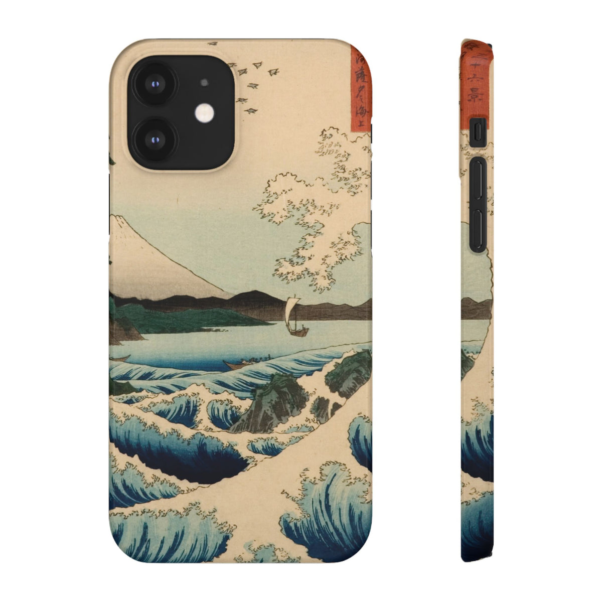 The Sea at Satta in Suruga Province by Utagawa Hiroshige - iPhone Slim Case