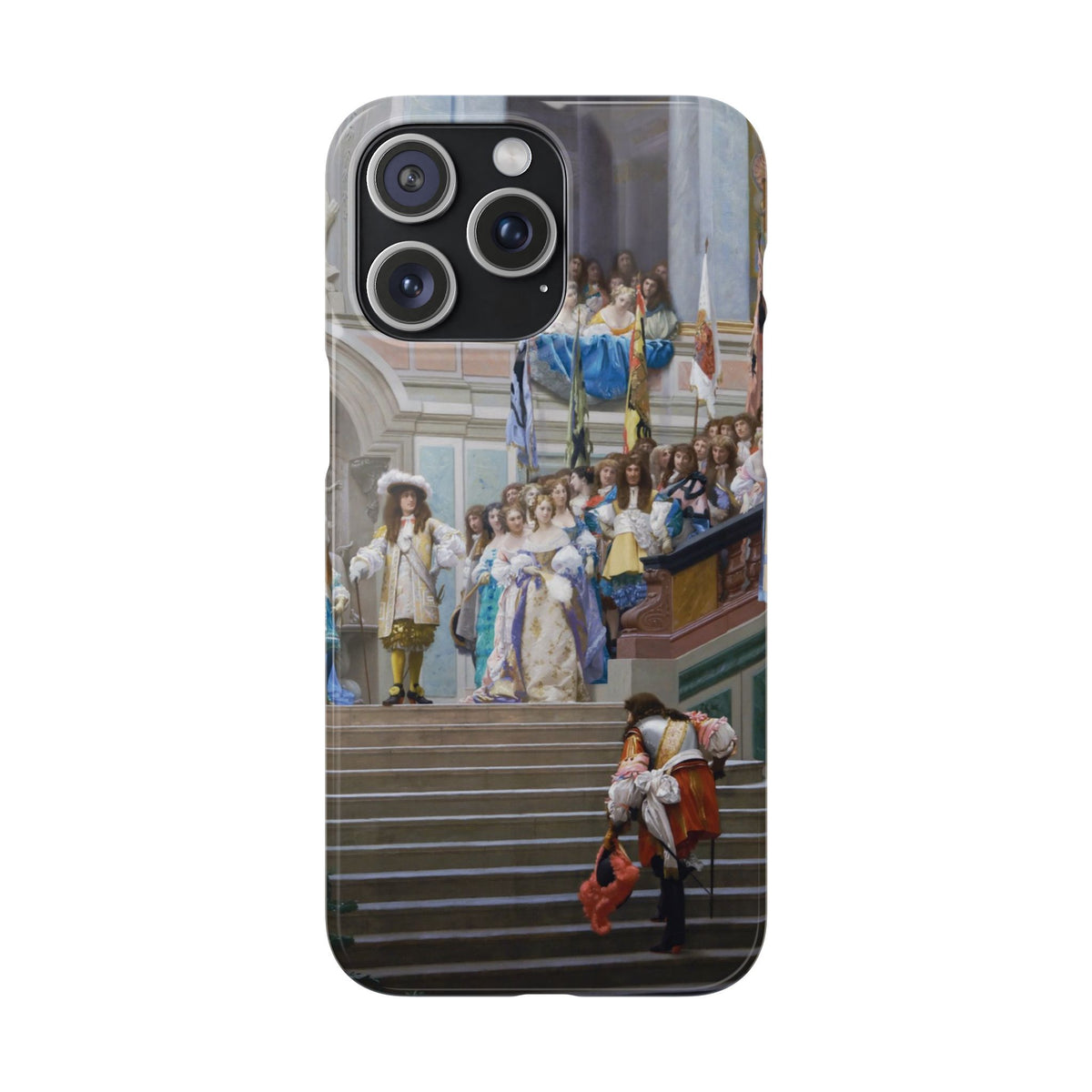 Reception du Grand Conde par Louis XIV by Jean-Leon Gerome - iPhone Slim Case