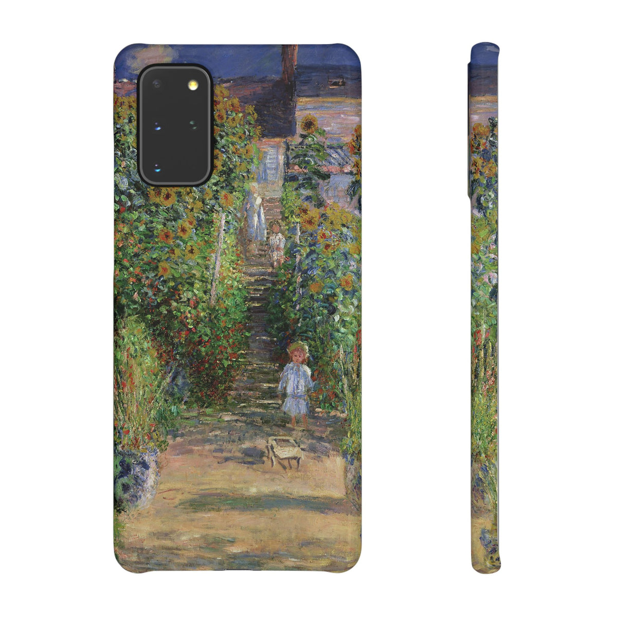 Monets Garden at Vetheuil by Claude Monet - Samsung Slim Case