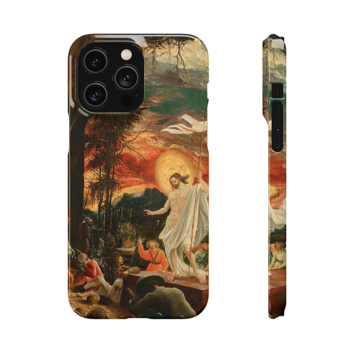 Resurrection of Christ by Albrecht Altdorfer - iPhone Slim Case