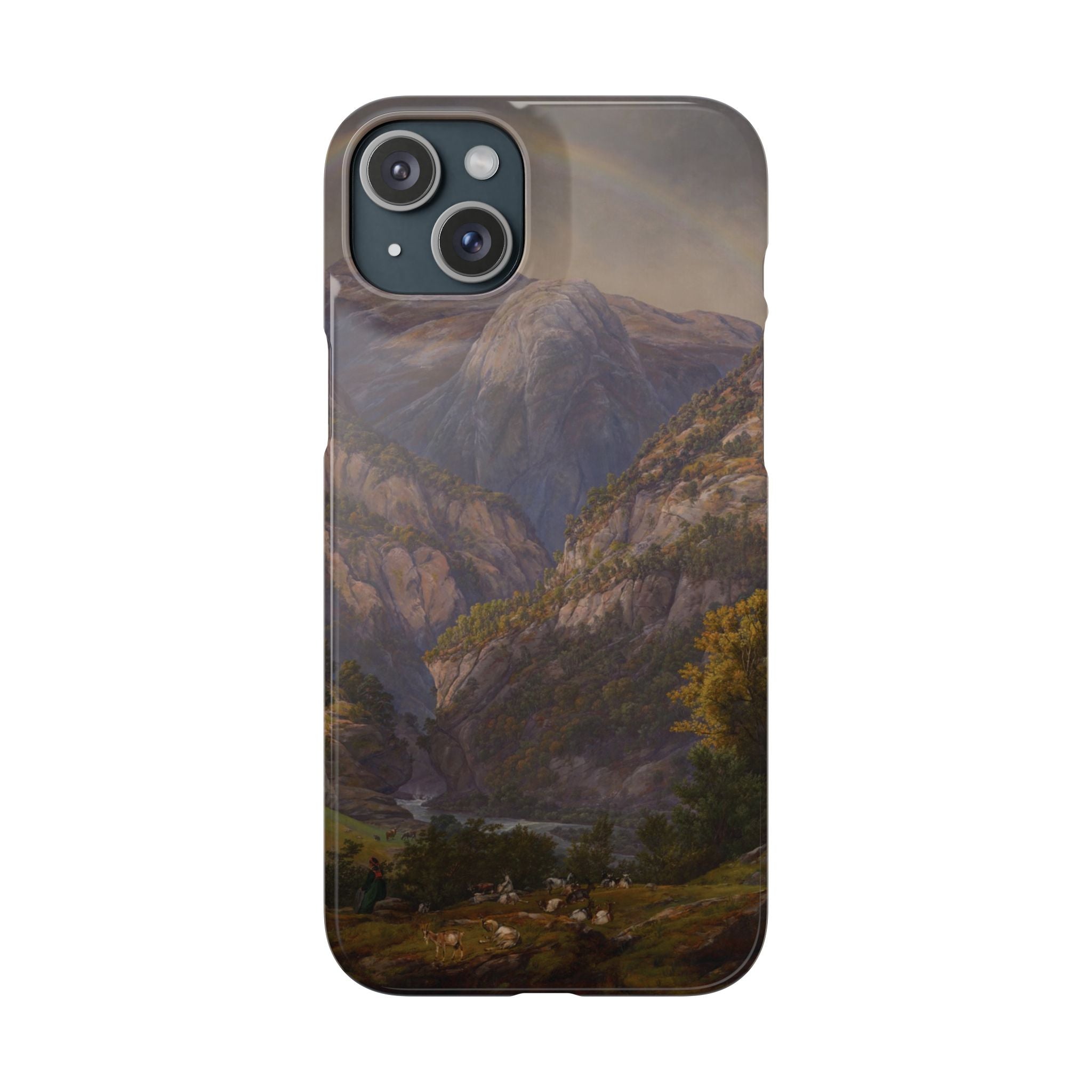View from Stalheim by Johan Dahl - iPhone Slim Case