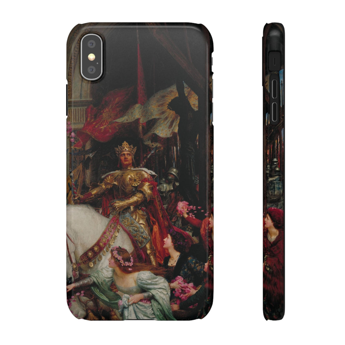 The Two Crowns by Frank Dicksee - iPhone Slim Case