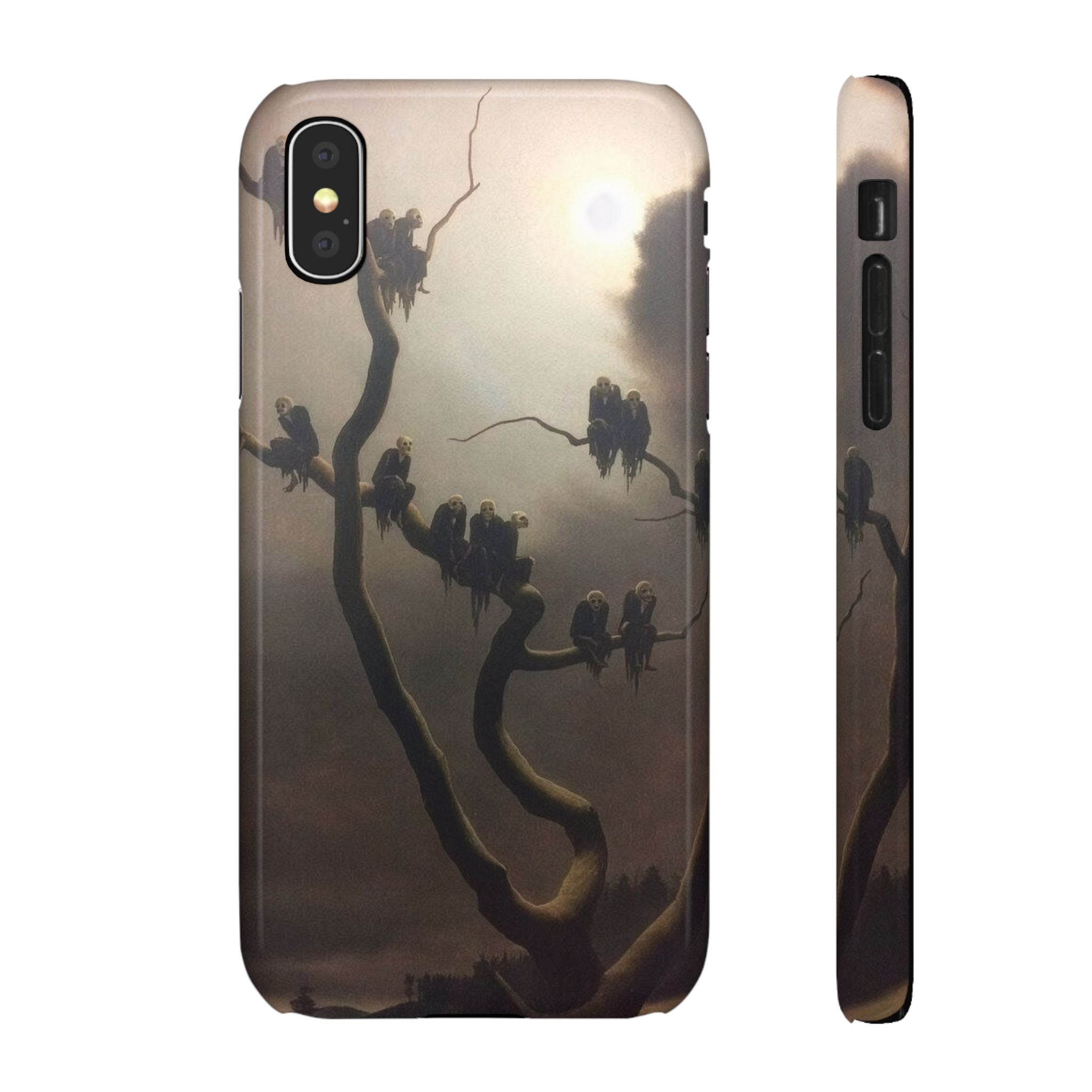 Ghosts on a Tree by Franz Sedlacek - iPhone Slim Case