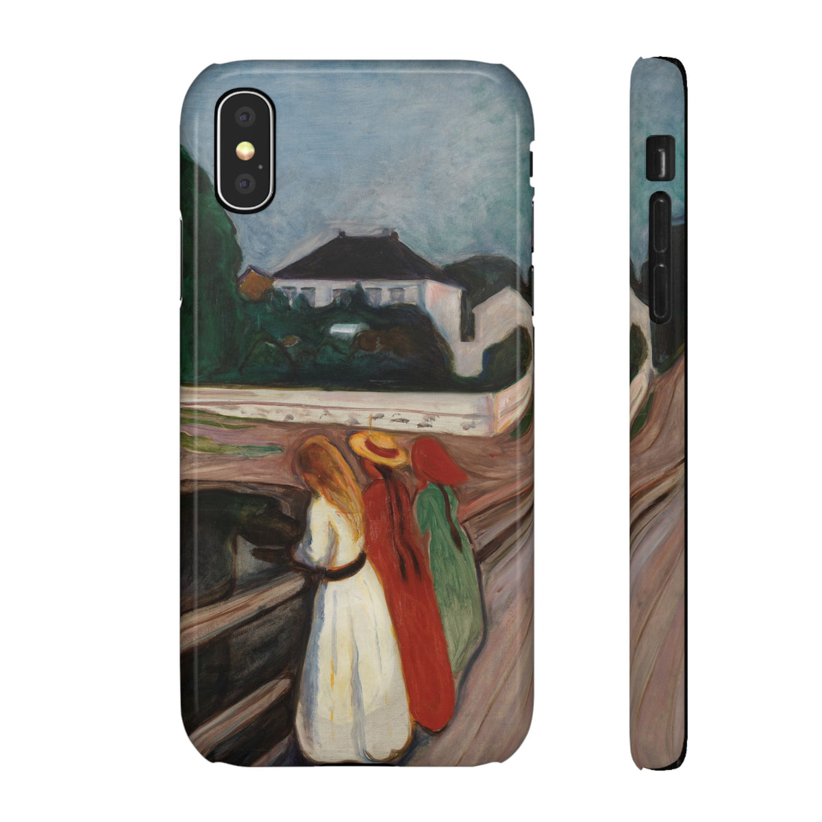 The Girls on the Bridge by Edvard Munch - iPhone Slim Case