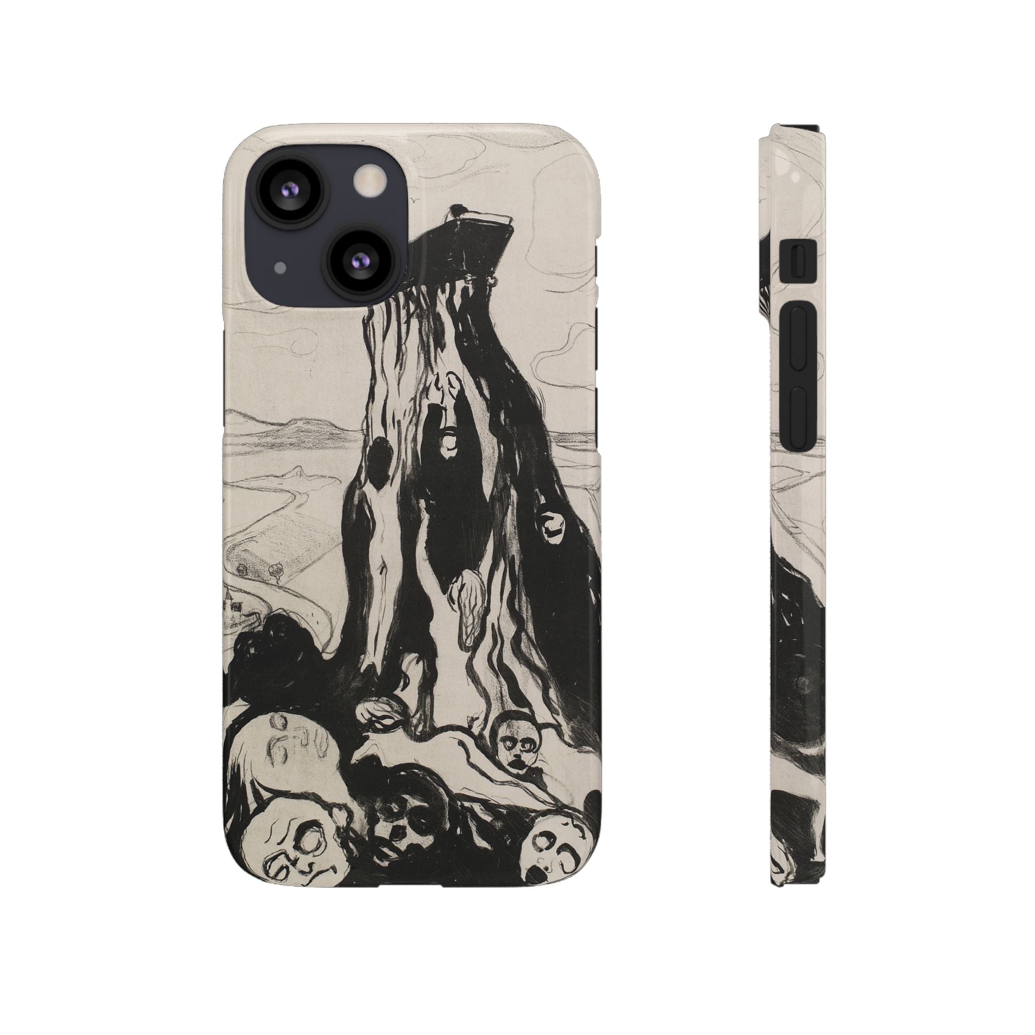 Funeral March by Edvard Munch - iPhone Slim Case