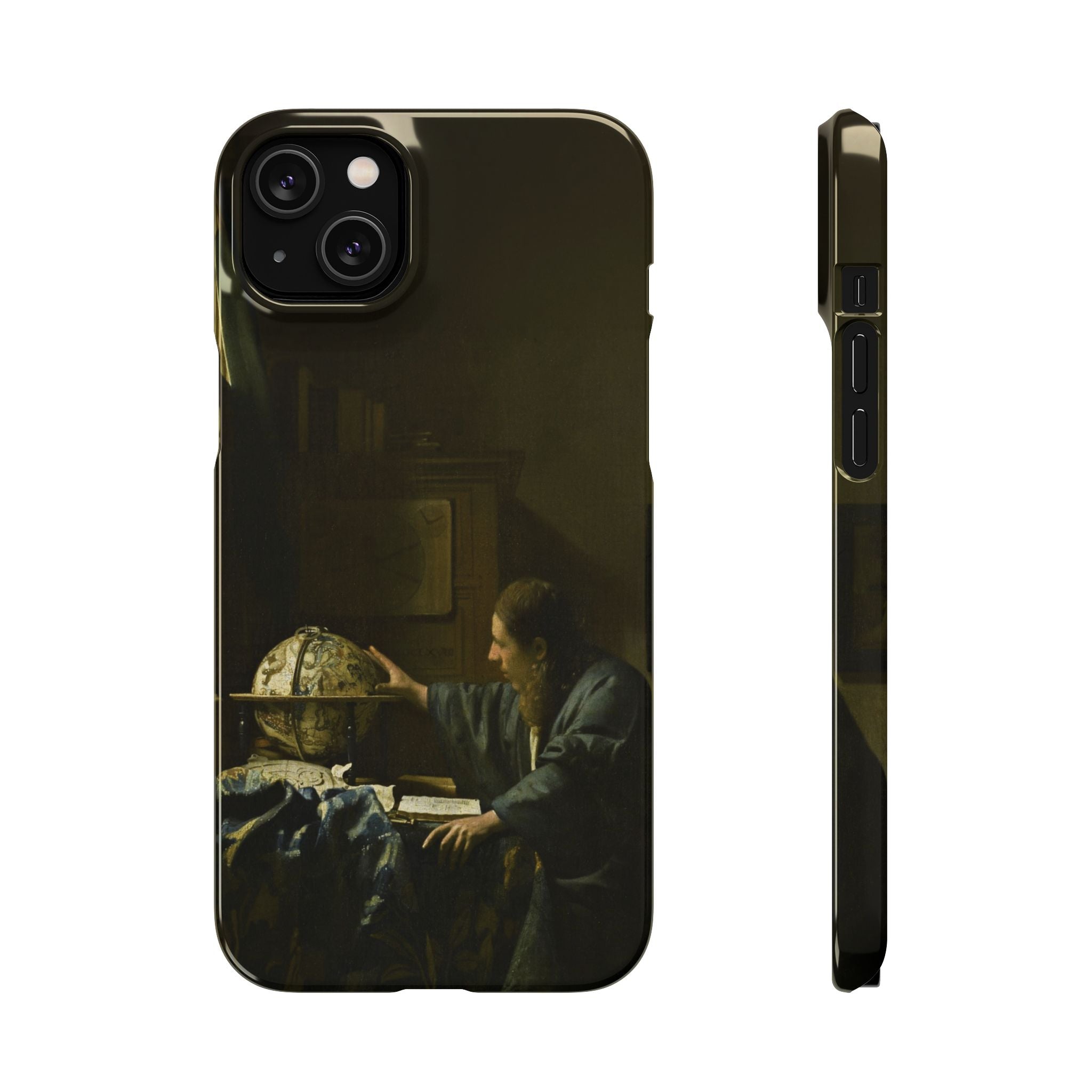 The Astronomer by Johannes Vermeer - iPhone Slim Case