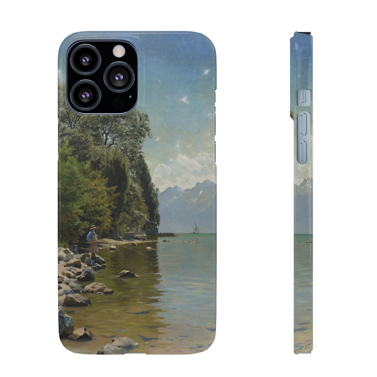 Lac Leman by Peder Mork Monsted - iPhone Slim Case