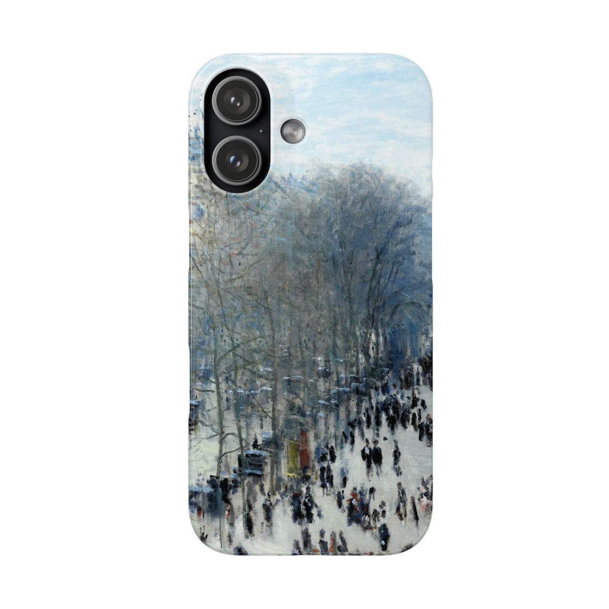 Boulevard des Capucines by Claude Monet - iPhone Slim Case