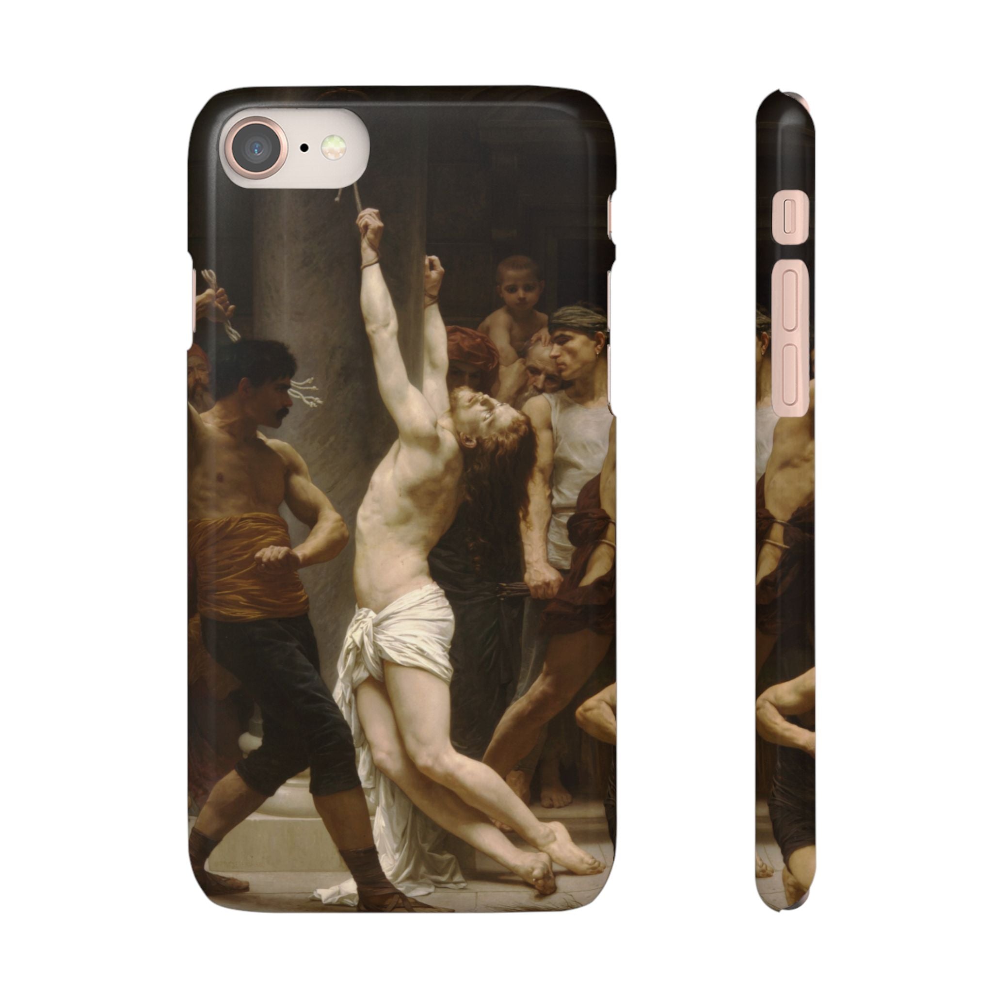 The Flagellation of Our Lord Jesus Christ by William-Adolphe Bouguereau - iPhone Slim Case