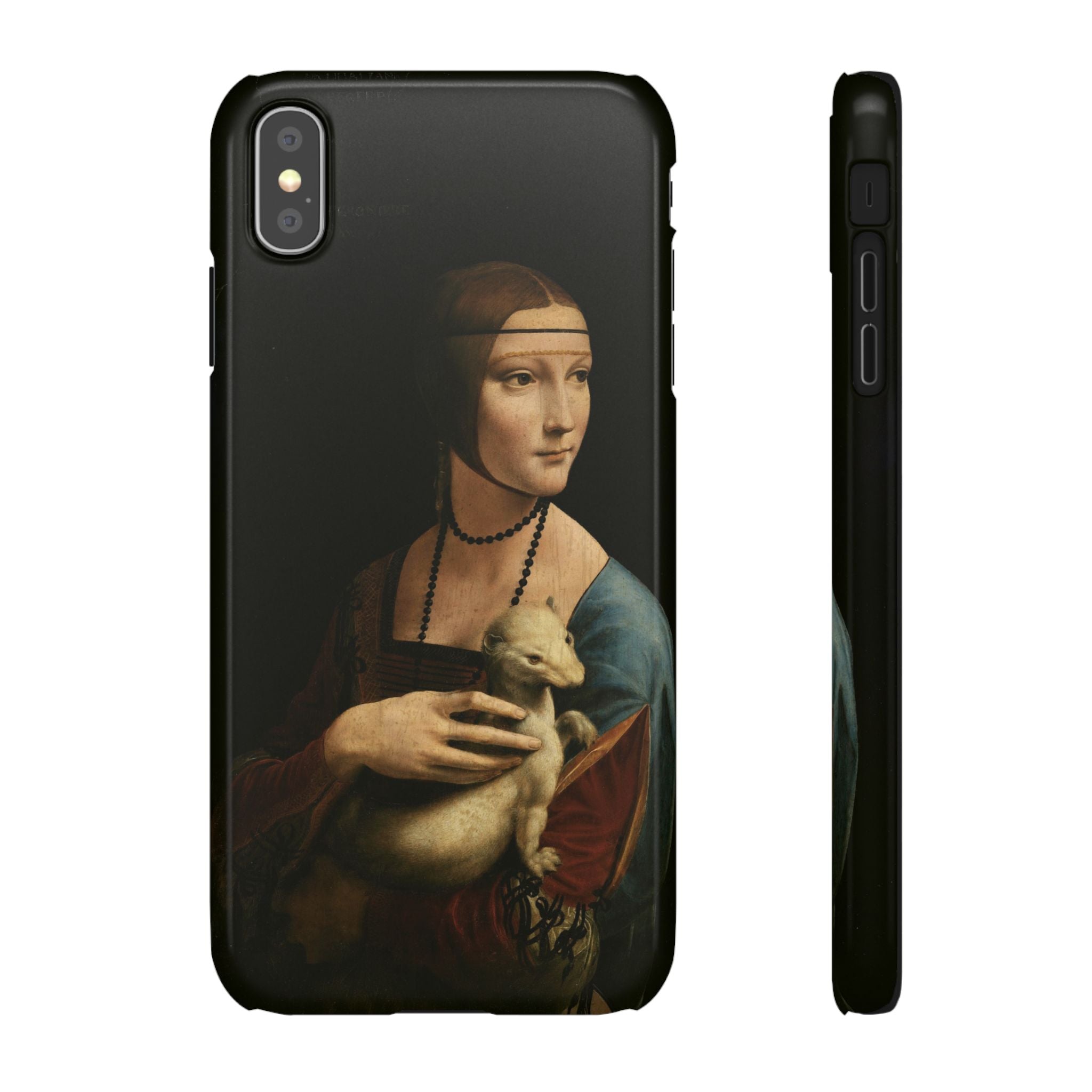 Lady with an Ermine by Leonardo da Vinci - iPhone Slim Case
