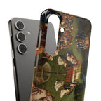 Adoration of the Lamb from the Ghent Altarpiece by Hubert van Eyck - Samsung Slim Case