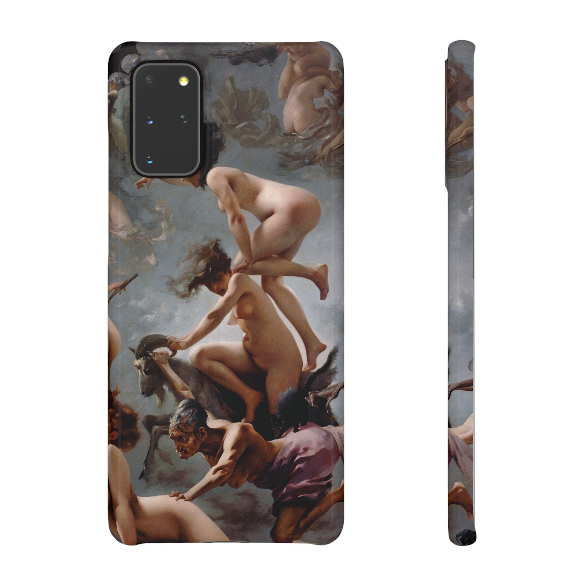 Witches going to their Sabbath by Luis Ricardo Falero - Samsung Slim Case