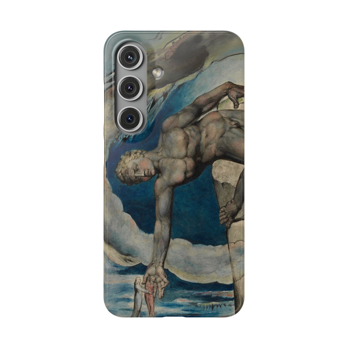 Antaeus setting down Dante and Virgil in the Last Circle of Hell by William Blake - Samsung Slim Case