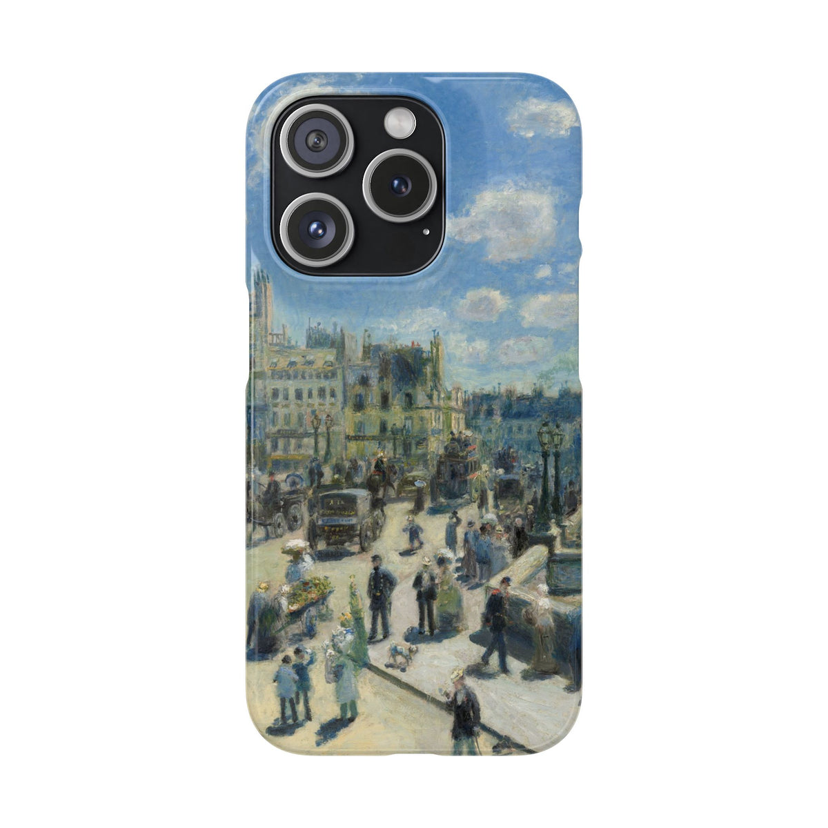Pont Neuf Paris by Pierre Auguste Renoir - iPhone Slim Case