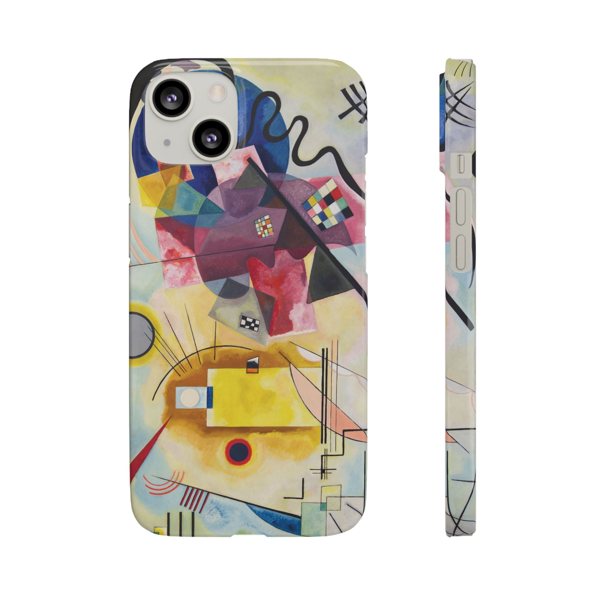 Yellow-Red-Blue by Vasily Kandinsky - iPhone Slim Case