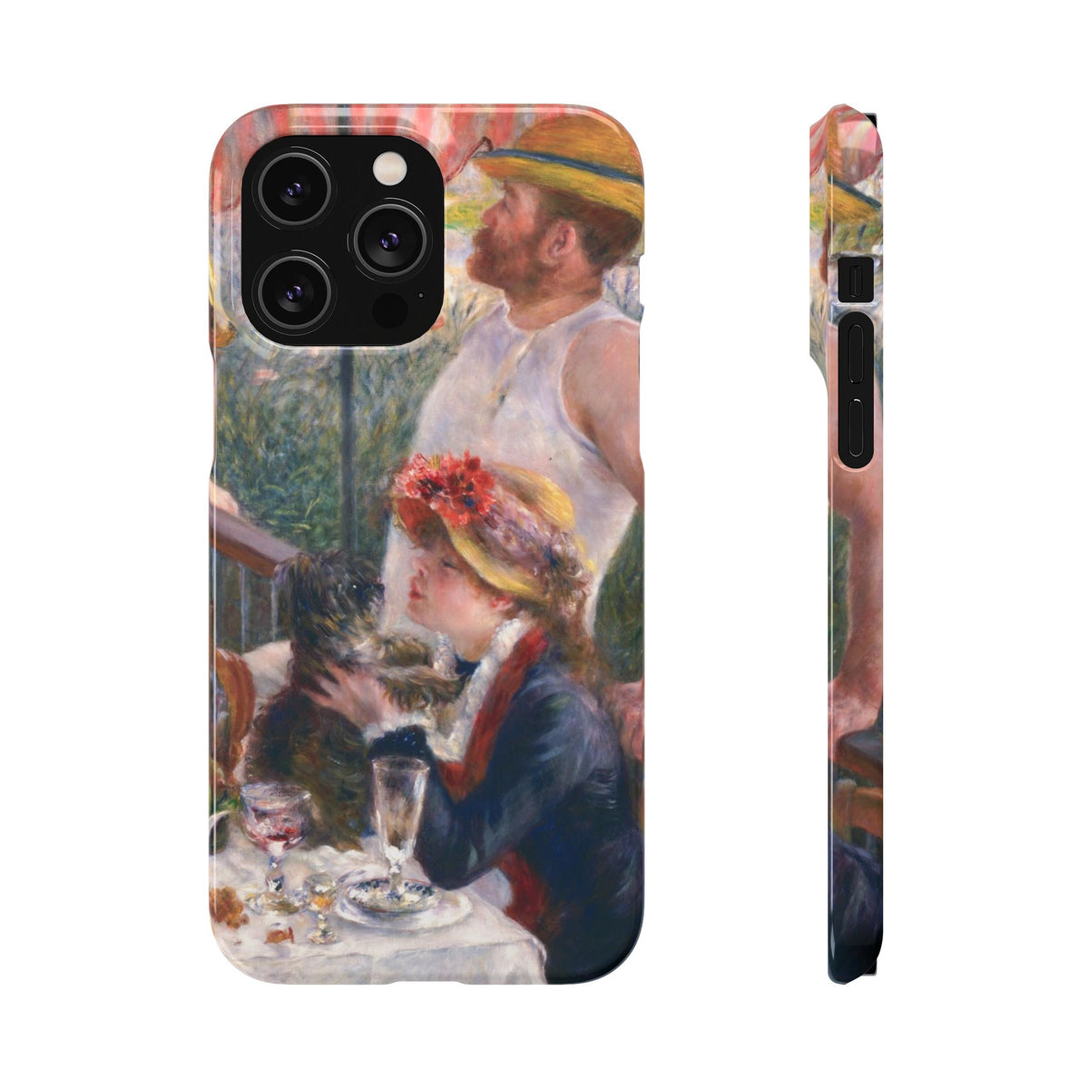 Luncheon of the Boating Party by Pierre Auguste Renoir - iPhone Slim Case