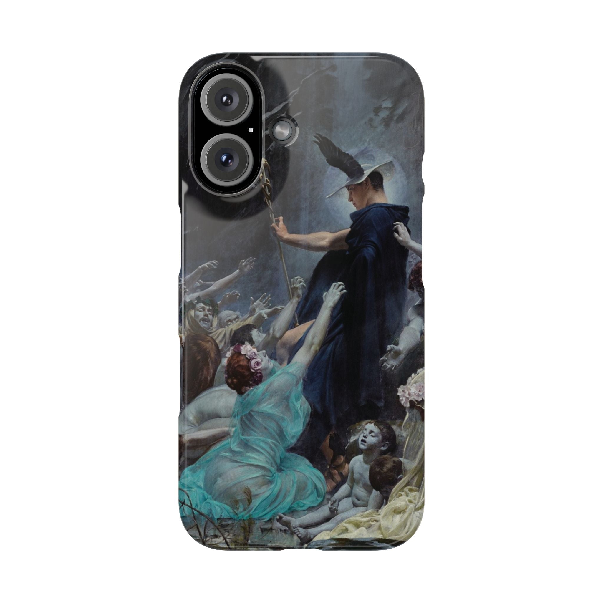 The Souls of Acheron by Adolf Hiremy-Hirschl - iPhone Slim Case