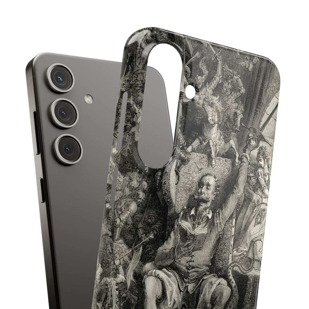Don Quixote and His Visions by Gustave Doré - Samsung Slim Case