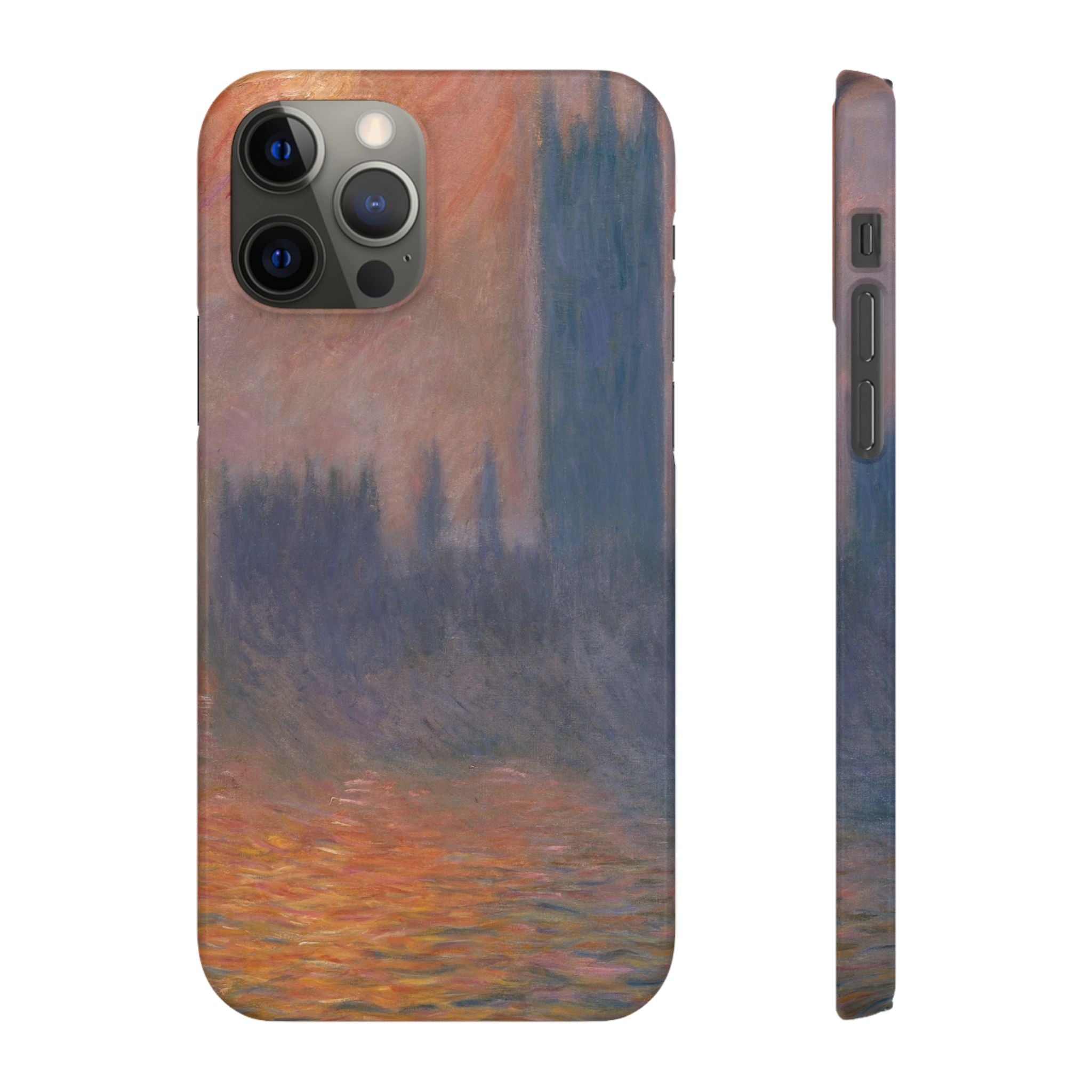 The Houses of Parliament Sunset by Claude Monet - iPhone Slim Case
